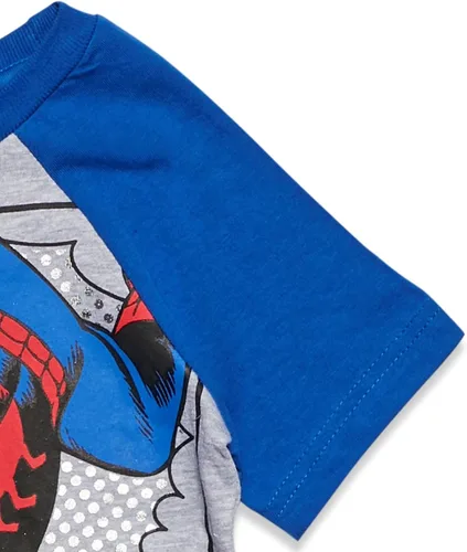 Vista 7 de Marvel 4 Pack Athletic T-Shirts Toddler to Big Kid Sizes (2T - 18-20)