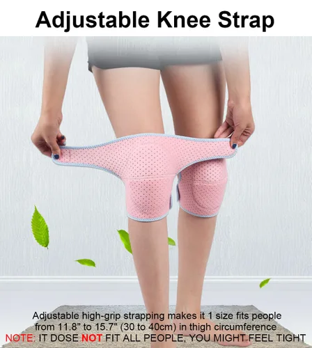 Vista 3 de SUJAYU Rodilleras para mujeres y hombres, rodilleras suaves para baile, voleibol, para mujeres y hombres, equipo de lucha, almohadilla de choque