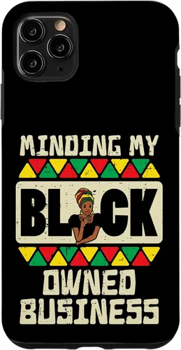 Vista 11 de Funda de regalo para iPhone 14 Minding My Black Business Pride BLM African Women CEO