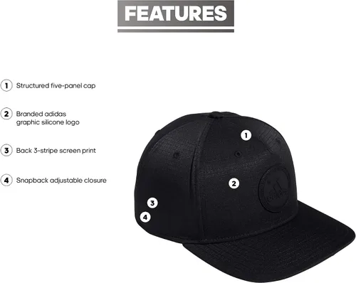 Vista 2 de adidas Gorra con cierre de cremallera alta para hombre Affiliate 2