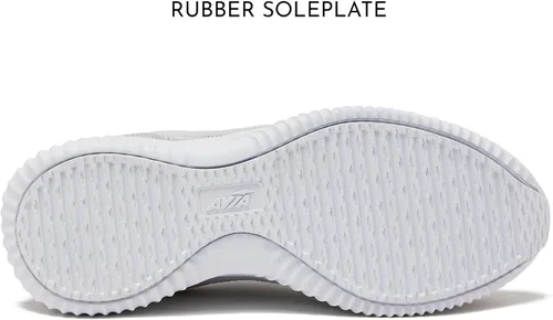 Vista 5 de Avia Air Slip On - Zapatos deportivos para mujer, informales, cómodos, con espuma viscoelástica, tallas 6 a 12, ancho medio y ancho, negro, gris