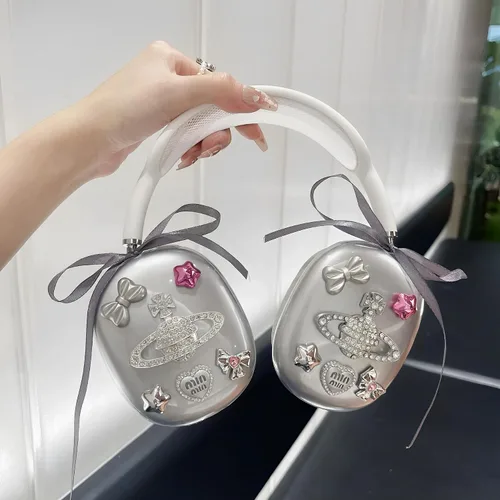 Vista 14 de Funda para Airpod Max, Flores Adorables, Accesorios de Moda Personalidad para AirPod Max, Protección para Apple Airpod Max