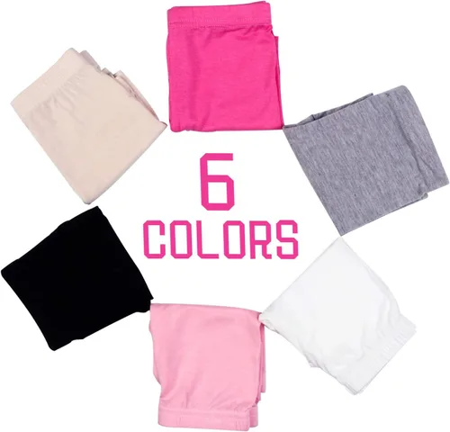 Vista 6 de BOOPH Pantalones cortos de baile transpirables para niñas de 2 a 10 años