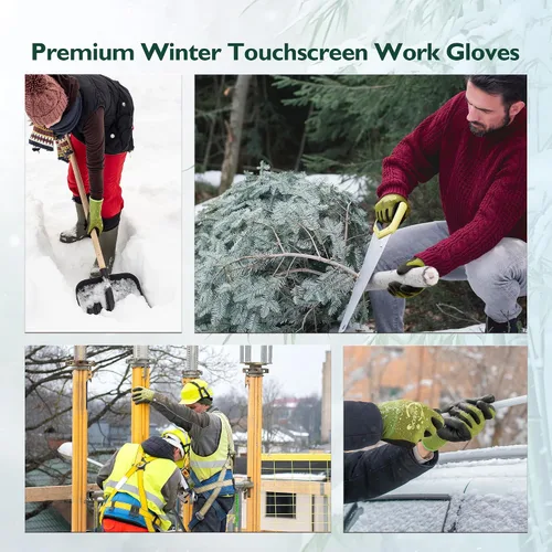 Vista 5 de COOLJOB Gardening Working Gloves, Touchscreen, Nitrile Coated
