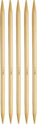 Vista 18 de Harfington - 5 piezas de agujas de tejer de bambú de doble punta, tamaño US 1 (2.25 mm), carbonizadas, 7.9 pulgadas (20 cm) rectas para tejer a