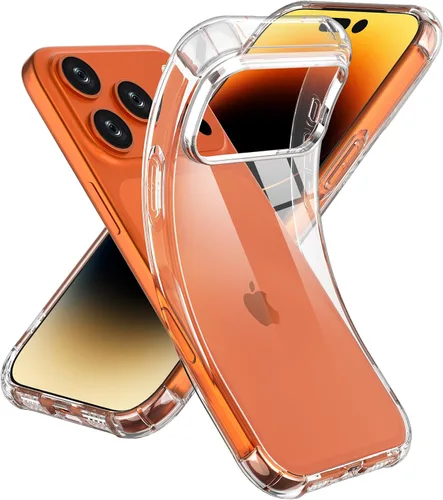 Vista 10 de ONES Funda transparente para iPhone 8 Plus/7 Plus, funda delgada de silicona TPU suave, funda protectora militar contra caídas para teléfono