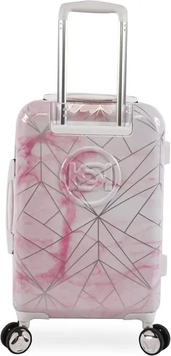 Vista 4 de bebe Equipaje para mujer Alana de 21 pulgadas rígido Mármol rosa Equipaje Alana 21 Hardside Equipaje de mano