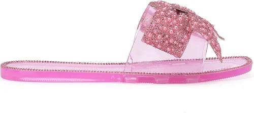 Vista 8 de Jessica Simpson Kilenya - Sandalia plana con adornos para mujer