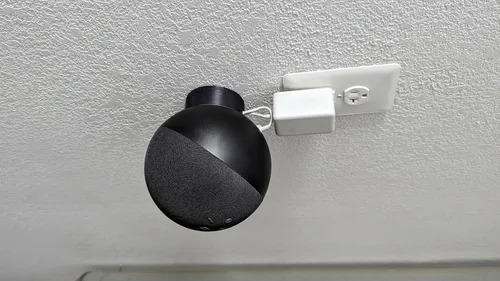 Vista 2 de Kit de montaje en techo para Echo 4ª generación – Adaptador de techo para altavoz inteligente Alexa