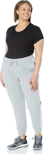 Vista 7 de adidas Women's Essentials Single Jersey 3-Stripes Pants