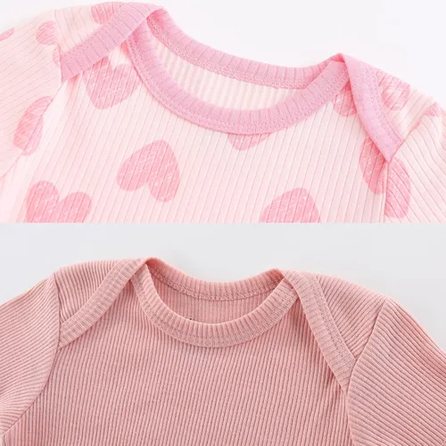 Vista 62 de Body de manga corta para bebé recién nacido, ropa de algodón de una pieza, 5 unidades, 0-12 meses