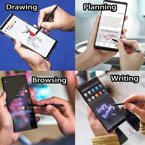 Vista 4 de Paquete de 2 lápices capacitivos Galaxy Note 9 (con Bluetooth) de repuesto para Samsung Galaxy Note 9 N960, todas las versiones Stylus Touch S Pen