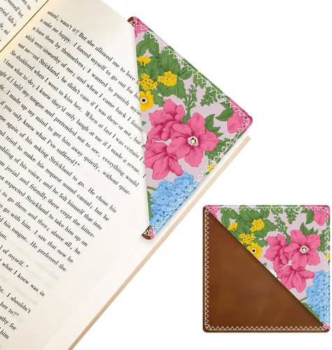 Vista 9 de Marcadores de Cuero Personalizados, Accesorios de Libro Divertidos y Lindos para Amantes de la Lectura, Marcadores de Páginas Irrompibles