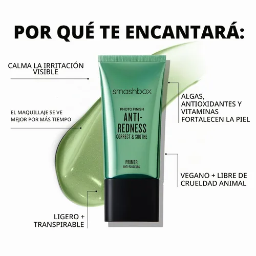 Vista 5 de Smashbox Photo Finish Primers Face Primers for Makeup, Smooths Skin & Extends Makeup Wear Hydrating, Pore-Minimizing & Mattifying Formulas