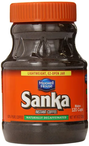Vista 5 de Sanka Café instantáneo descafeinado (paquete de 12 unidades, frascos de 2 onzas)