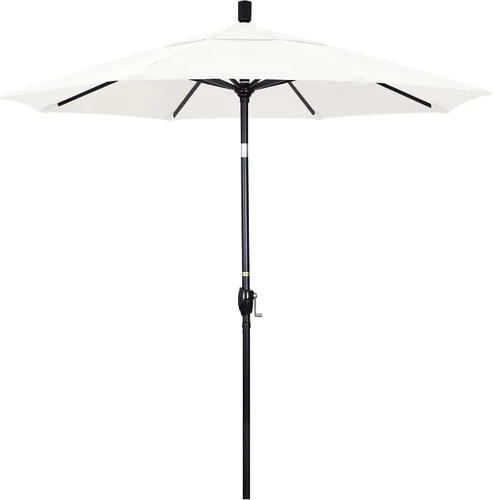 Vista 31 de California Umbrella 7.5' paraguas redondo de aluminio del mercado, elevación de la manivela