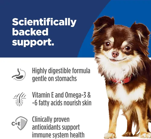 Vista 4 de Hill's Science Diet comida para perros adultos, estómago sensible y piel seca, Razas pequeñas
