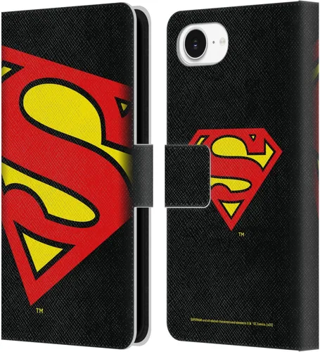 Vista 79 de Head Case Designs Funda de piel con licencia oficial de Superman DC Comics con logotipos negros y rojos compatible con Apple iPhone 11