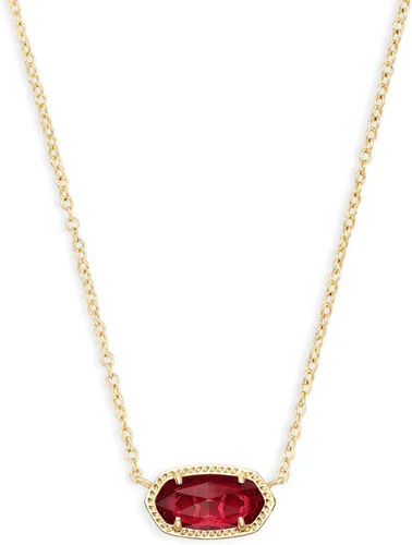 Vista 128 de Kendra Scott - Collar Elisa con dije para mujer, joyería de moda, chapado en oro de 14 quilates
