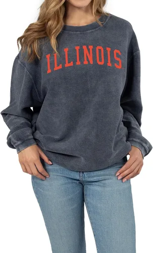 Vista 6 de chicka-d Sudadera con capucha de forro polar cómoda para mujer NCAA