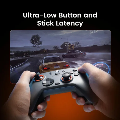 Vista 6 de GameSir Nova Lite 2 Wireless PC Controller with Hall Effect Joysticks & Triggers, 2.4G & Wired 1000Hz Polling Rate, Remappable Buttons - Compatible