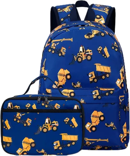 Vista 10 de CAMTOP - Conjunto de mochila y lonchera con estampados divertidos para niños de preescolar y primaria), Y0058-2