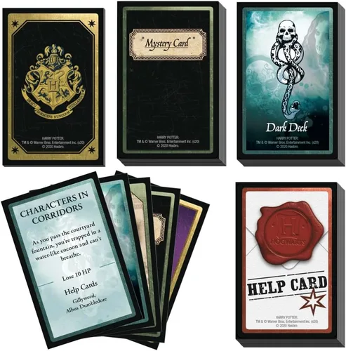 Vista 5 de Hasbro Gaming Clue: Wizarding World Harry Potter Edition Juego de mesa Juegos familiares para niños, adolescentes y adultos Juegos misteriosos