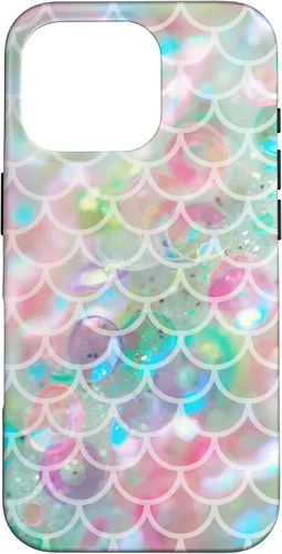 Vista 20 de Funda para iPhone 16 Mermaidcore Aesthetic Scales Ombre Pastel Sirencore