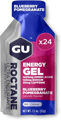 Vista 12 de GU Energy Roctane Ultra Endurance Gel Energizante, Vegano, Sin Gluten, Kosher y Sin Lácteos, Nutrición Deportiva Para Correr, Andar en Bicicleta