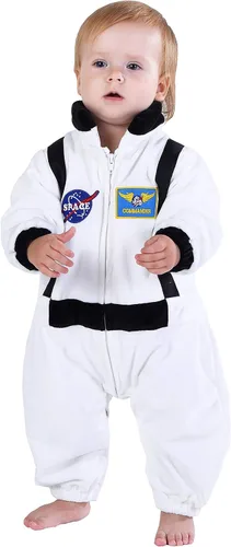 Vista 2 de HSCTEK Disfraces de astronauta para bebé, recién nacido, bebé, niños pequeños y niñas