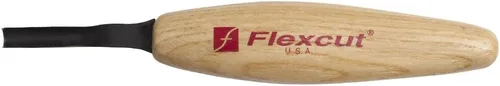 Vista 6 de FLEXCUT U-Gouge, cuchilla afilada micro del corte del alto carbono de la maquinilla de afeitar