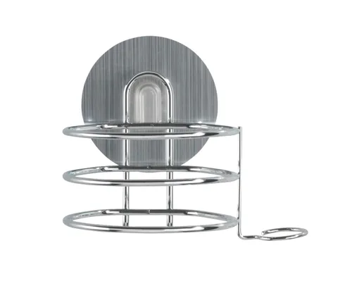 Vista 7 de WENKO Osimo - Soporte para secador de pelo, 5 x 4.7 x 4.3 pulgadas, cromado
