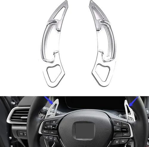 Vista 4 de Extensión de palanca de cambios de volante de aleación de aluminio para Honda Accord Odyssey Spirior Civic CR-V UR-V Hybird Inspex Insight Crown