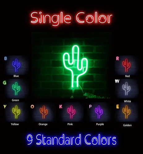 Vista 2 de AdvPro Cactus Flex Silicona LED Neon Sign - Azul - st16s32-fnu0038-b