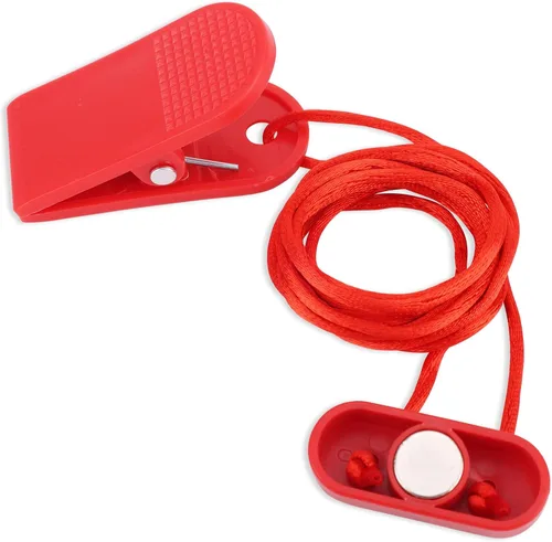 Vista 9 de Universal Treadmill Safety Key Magnetic Running Machine Switch Rectangle Emergency Stop Lock for Most Treadmills Accessories