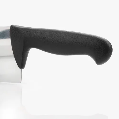 Vista 3 de Arcos Cuchillo de carnicero de acero inoxidable nitrum de 8 pulgadas y hoja de 7.874 in. Cuchillo de carnicero profesional. Mango ergonómico de Negro