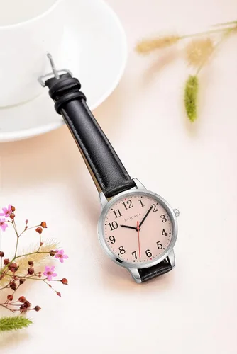 Vista 4 de BRIGADA - Reloj de mujer elegante reloj para mujer correa de cuero reloj de chicas para mujer impermeable