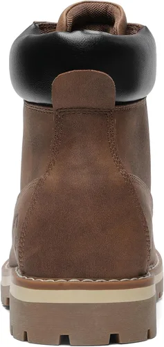 Vista 5 de Bruno Marc Botas clásicas de invierno y otoño para hombre, botas de trabajo al aire libre 2.0