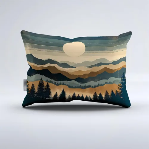 Vista 3 de REALIN Hawthorn Bedding - Juego de funda de edredón 3D, juego de cama de bosque japonés y río de montaña de 2/3/4 piezas, fundas de edredón