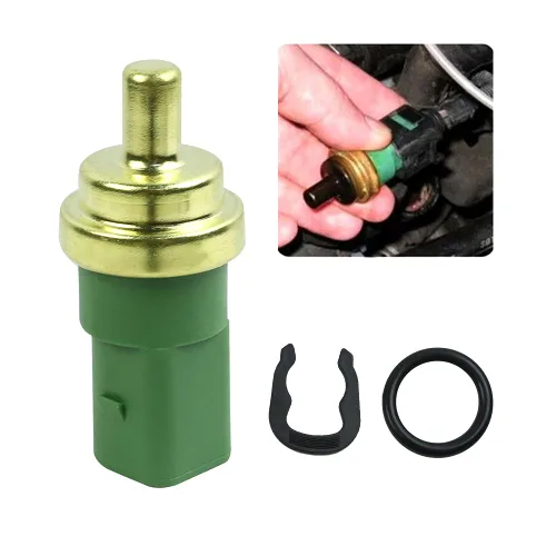 Vista 2 de FLYPIG 059-919-501A Sensor de temperatura del refrigerante Interruptor de temperatura del agua Remitente 059919501A para Audi A4 A6 A8 S4 S6 S8 RS4