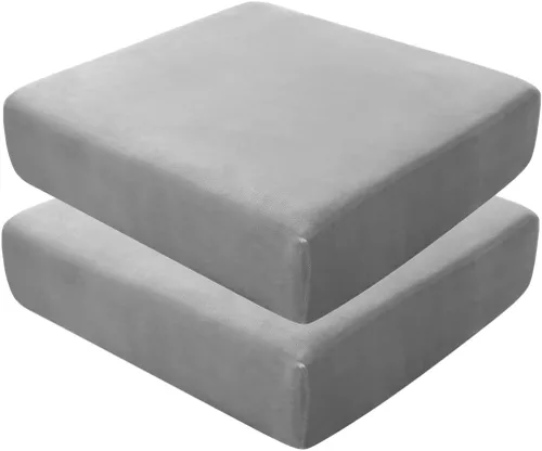 Vista 67 de Fundas de asiento de terciopelo ultra suave, fundas de cojín de asiento suave SOFE fundas de sofá con parte inferior elástica lavable funda