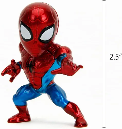 Vista 3 de Marvel Spider-Man - Figura fundida a presión de 2.5 pulgadas, paquete de 4
