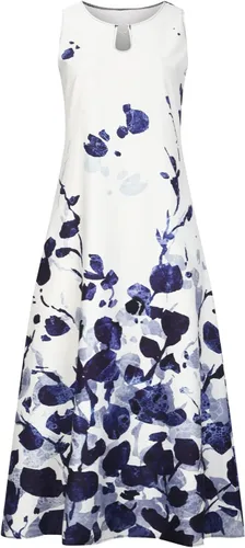 Vista 3 de Sleeveless Maxi Dresses for Women Floral Printed Summer Keyhole Tank Dress Beach Party Flowy Long Dress Loose Sundress