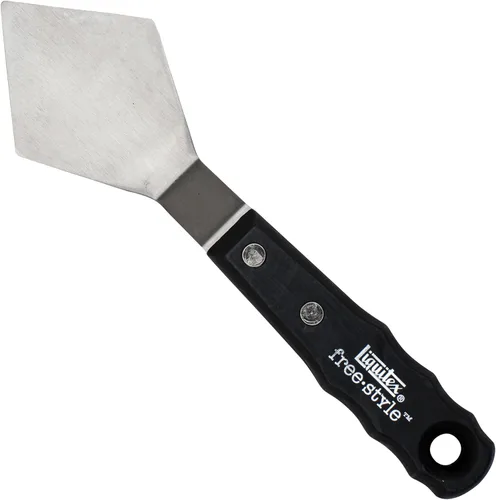 Vista 33 de Liquitex Cuchillo de pintura pequeño profesional Freestyle, n.º 1, plata/negro