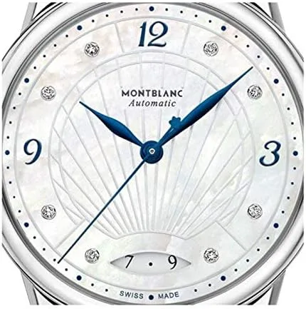 Vista 3 de Montblanc Boheme Reloj automático con esfera de nácar blanco con diamantes 118651