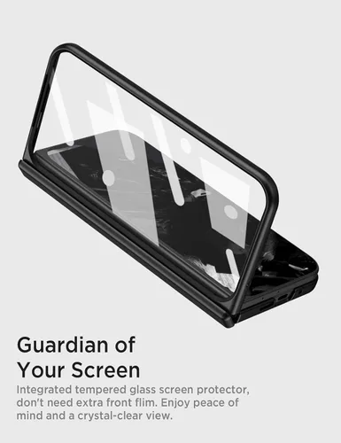 Vista 4 de Miimall Funda plegable para Google Pixel 10 Pro con soporte para bolígrafo y bolígrafo, funda para Google Pixel Fold 10, protector de pantalla