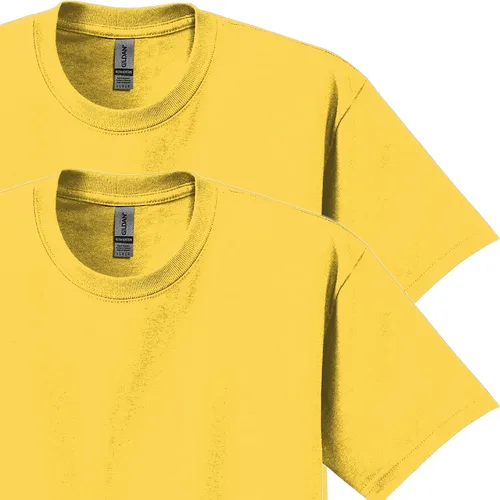 Vista 5 de Gildan Ultra Cotton G2000 Camiseta de algodón para hombre, paquete de varias