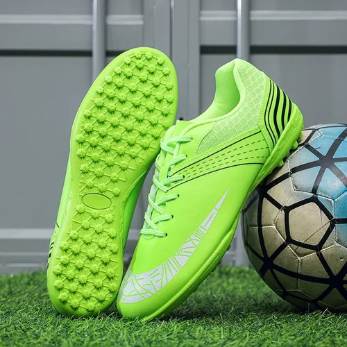 Vista 3 de Josaju Zapatos deportivos de fútbol para hombre y mujer, para deportes al aire libre, interiores, correr, caminar, zapatos de fútbol