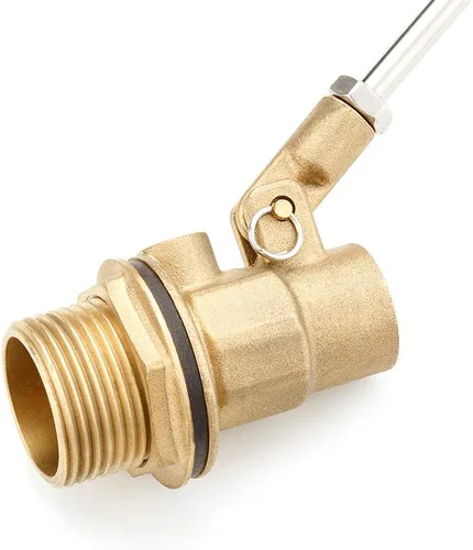 Vista 5 de Joywayus Válvula de bola flotante de 12,7 mm con rosca, llave de tanque de bola flotante automática, accesorios de ballcock, interruptor de control
