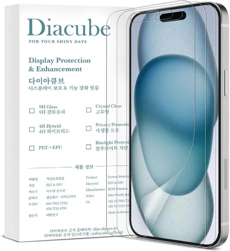 Vista 10 de Protector de pantalla mate antideslumbrante para iPhone SE 3/SE 2/8/7/6 [paquete de 3] película de EPU PET resistente a la rotura, antihuellas
